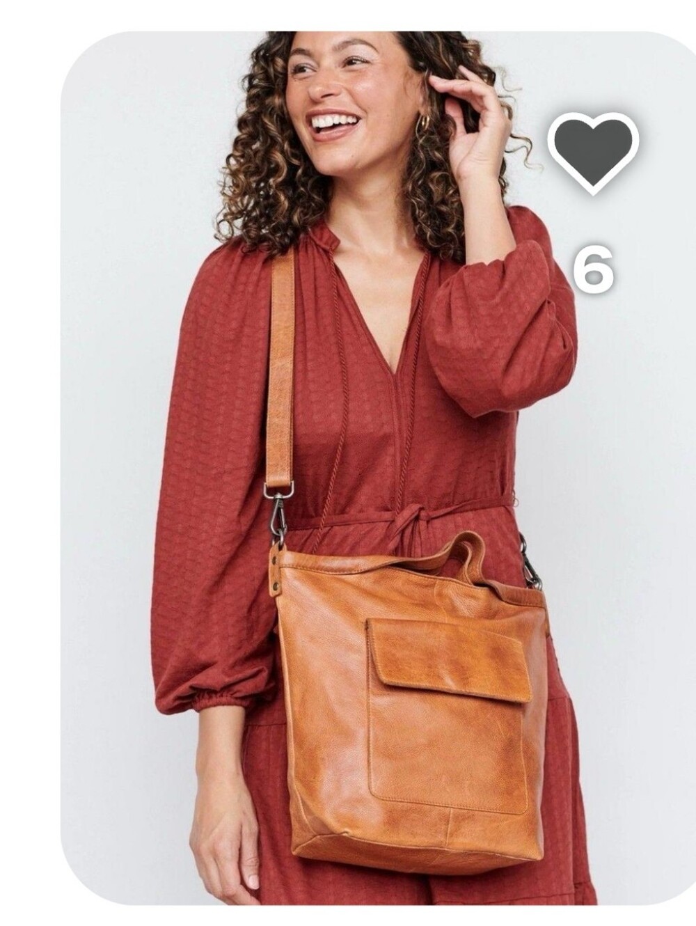 Latico Bianca Leather Tote/Crossbody Purse